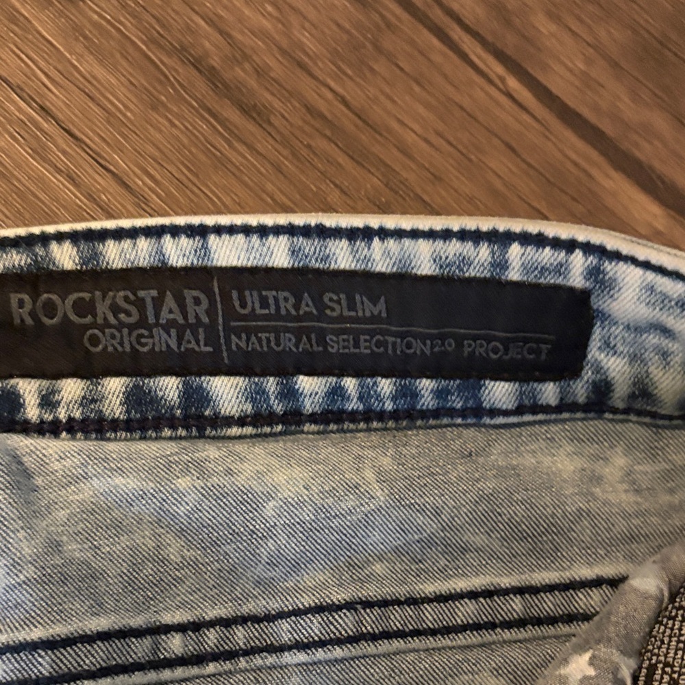 ROCKSTAR ORIGINAL Ultra Slim Light Blue Men’s Jeans